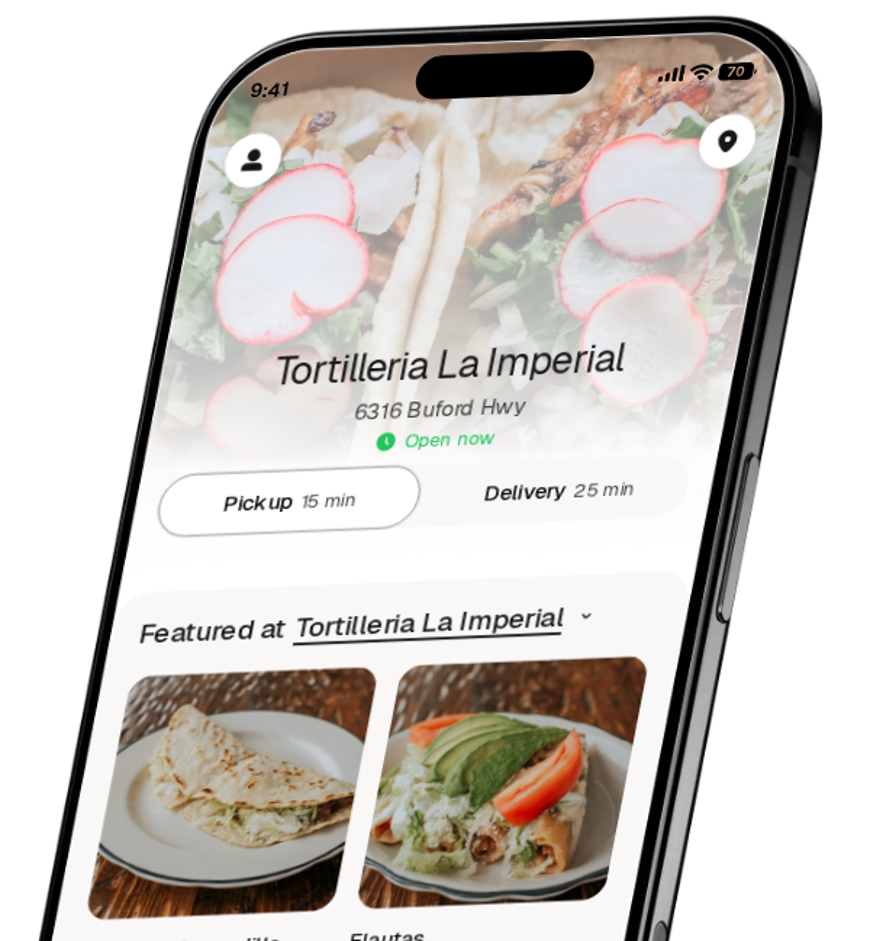 Tortilleria La Imperial app preview