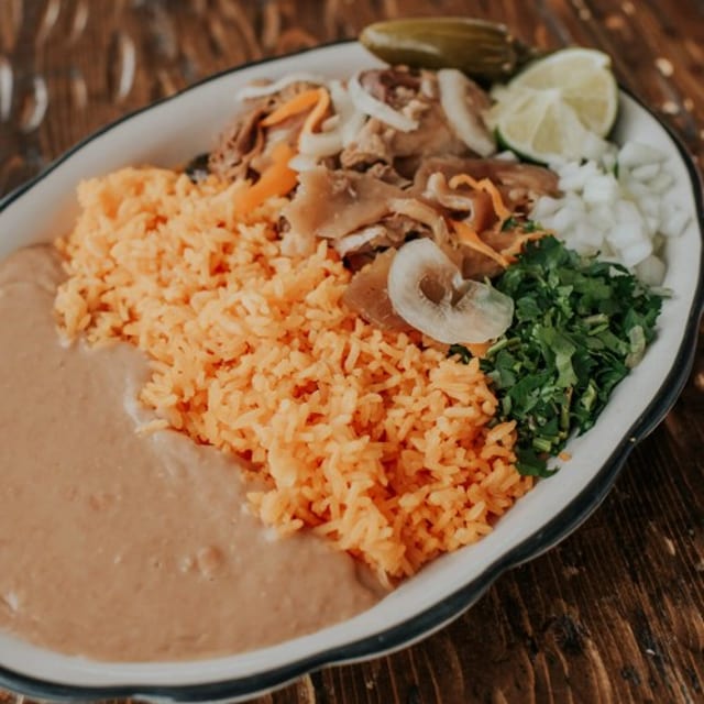 Carnitas Plate.
